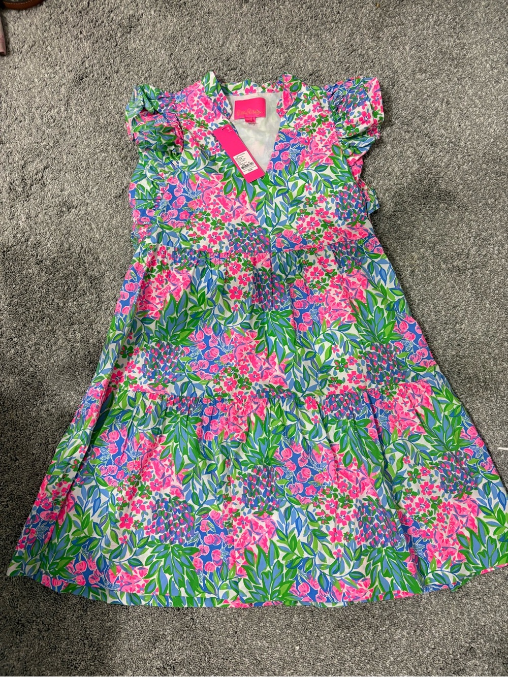 Lilly Pulitzer Aldena Ruffle Sleeve C